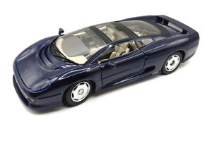 Maisto 52115 Jaguar XJ220 Coupé Azul Oscuro Metálico Escala 1:18 Coche a NOS