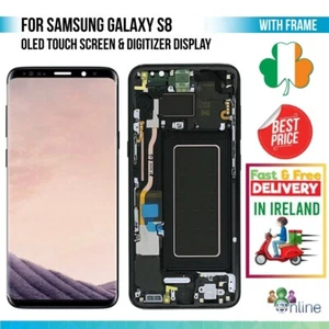 Genuine For Samsung S8 G950F OLED Touch Screen Display Digitizer With Frame IRE - Picture 1 of 4