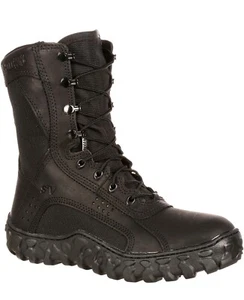 Zapatos de seguridad de trabajo Rocky S2v 8 pulgadas resistentes al agua punta suave tácticos para hombre negros - Imagen 1 de 5