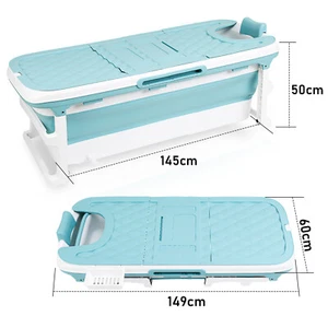 Badewanne Erwachsene Spa Faltbare Faltbadewanne Badeeimer pp+tpe 118/128/145cm - Imagen 1 de 15
