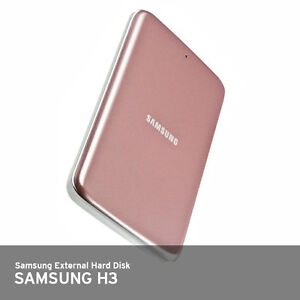 Samsung H3 2Tb Portable External Hard Disk Drive HDD USB2.0/3.0  FedEx Pink Gold