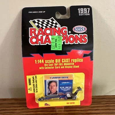 Racing Champions Blaine Johnson 1997 Top Fuel Dragster escala 1:144 diecast NHRA Foto 1 de 4