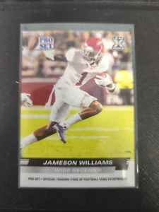 2022 Leaf Pro Set Jameson Williams Rookie Card #PS-08 Crimson Tide NFL RC - Picture 1 of 2