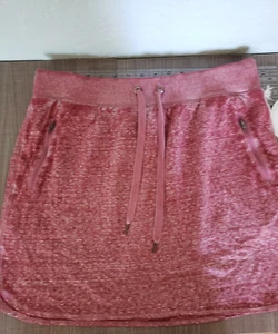 Brisa's kastanienbrauner Skort mit Kordelzug & Reißverschlusstaschen zweifarbig kastanienbraun W-Large - Bild 1 von 6