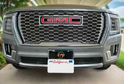 Soporte de matrícula frontal de liberación rápida para 23-24 GMC Yukon, XL ex. AT4 Foto 1 de 4