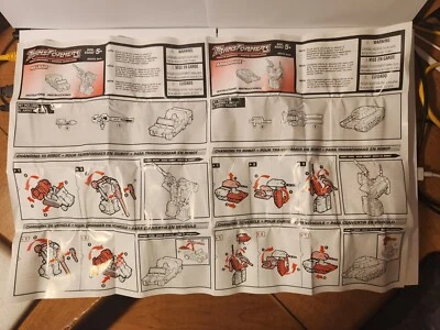 Transformers RID robots in disguise - Combaticons -  Ruination Instruction  2001 - Image 1 of 2