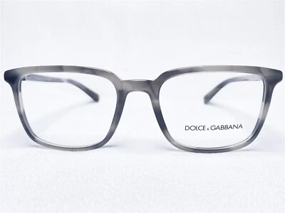 NEW Dolce & Gabbana DG3304 3199 Mens Striped Grey Eyeglasses Frames 52/19~145 - Image 1 of 4
