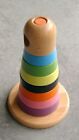 Ikea Mula Colourful Wooden Stacking Rings - Baby/toddler Toy 12m+ Complete