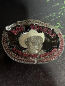 Roy Rogers King Of The Cowboys Belt Buckle 1990 Limited Edition 2414 Of 10,000 - Picture 1 of 17