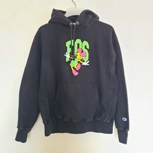 Virgil Abloh Off White X Disney Mickey Mouse Brooklyn Musuem Champion Hoodie L - Bild 1 von 7