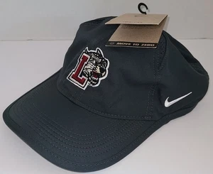 Lafayette Leopards adult, black, adjustable tennis cap, hat, Nike Dri-Fit, NCAA - Picture 1 of 18
