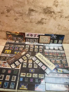 ROYAL MAIL MINT STAMPS, First Day Issues, 35 packs, vintage 80’s & 90’s - Picture 1 of 5