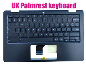 UK Palmrest keyboard for Asus Chromebook Flip C213N C213NA 90NX01C1-R31UK0 - Picture 1 of 2