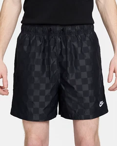 Nike Herren MEDIUM Club Flow Shorts in Schwarz/Weiß - Bild 1 von 7