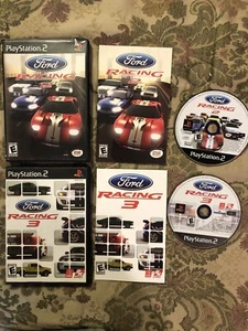 Ford Racing 2 & Ford Racing 3 (Sony PlayStation PS2, 2003) Complete In Box !! - Picture 1 of 1