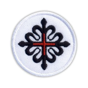 Emblema de La Militar Orden De Montesa - Rojo Griego Cruz Dentro De Cruz De Ca - Bild 1 von 1