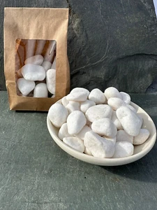 800g Kieselsteine Deko Steine Dekosteine weiß 25 - 60 mm Ziersteine - Bild 1 von 7