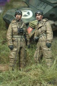 ALPINE MINIATURES, 35050 , WW2 British Tank Crew (2 figures set), SCALE 1:35 - Picture 1 of 2
