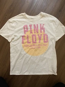 Pink Floyd Girls Large Graphic Tee Pink And Orange  - Picture 1 of 3