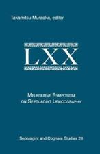 Takamitsu Muraoka Melbourne Symposium on Septuagint Lexicography (Paperback)