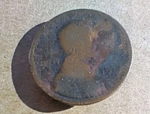 Rare Error Deformed 1917 USA United States Penny FREE US SHIPPING - Picture 1 of 8