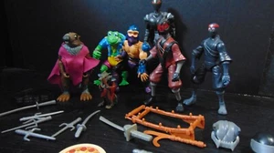 1988 TMNT Splinter Shredder GENGHIS FROG + FOOT SOLDIERS (2012) W/ PARTS Lot - Picture 1 of 9