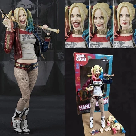 Suicide Squad SHF Harley Quinn PVC Action Figure NEW IN BOX 15cm Cover