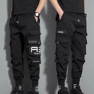 Mens Military Army Tactical Pants Casual Multi-Pocket Cargo Pants Trouser Cotton - Picture 1 of 14