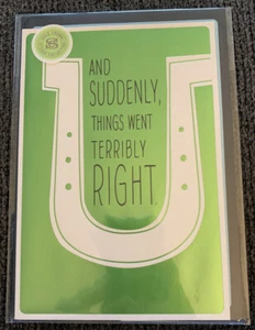 Hallmark Studio Collection Lucky, Happy Year Greeting Card New - Picture 1 of 2