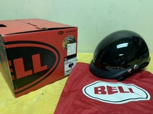 Medio casco de motocicleta Bell Pit Boss negro brillante mediano 2033197 HR retráctil  - Imagen 1 de 7