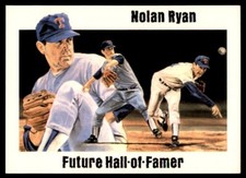 1991 BRODA CARD ODDBALL FUTURE HALL-OF FAMER NOLAN RYAN TEXAS RANGERS #NNO