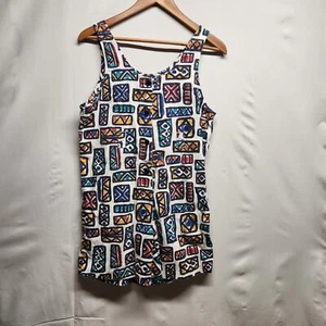 Vintage 1990s Esprit Kids Age 11 Sleeveless Button Front Romper Playsuit - Picture 1 of 7