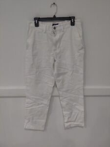 SOILED Club Room Men's 4 Way Stretch Comfort Pants White Size 30x30 $70 2A091