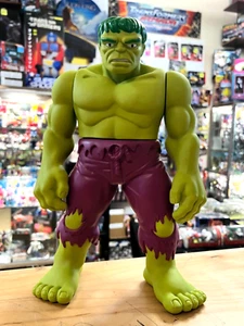 1991 HAMILTON GIFTS INCREDIBLE HULK VINYL 15" ACTION FIGURE MARVEL RARE VINTAGE - Picture 1 of 9
