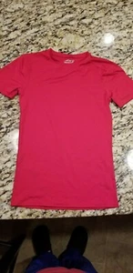 Boys Youth BCG Shirt Size Medium Compression Red Short Sleeve Sports - Picture 1 of 2