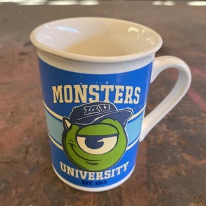 Disney Pixar Monsters University Blau Kaffeetasse Becher Mike und Sully - Bild 1 von 6