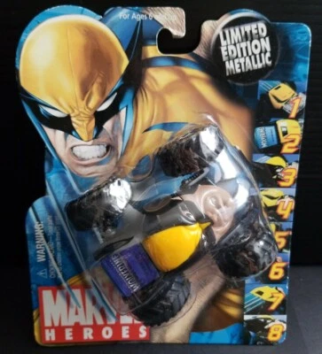 Marvel Heroes Wolverine Edición Limitada Metálico Raro y Muy Difícil de Encontrar Foto 1 de 4
