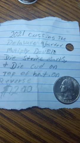 2021 p quarter crossing the delaware error Cover