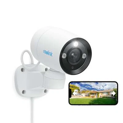 REOOLINK REOLINK 4K 8MP PoE Bullet Security Camera 180° Pan Auto Tracking 2-Way Talk IP67