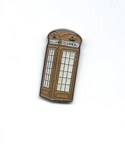 British Red Telephone Box - Pin Badge - 2.5cm x 1cm - UK FREEPOST - Picture 1 of 1