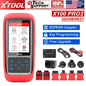 XTOOL X100PRO2 CAR IMMO Key Programming Code Reader Engine Check Scanner +EEPROM - Picture 1 of 12