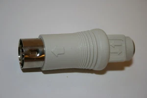 ADAPTATEUR CLAVIER 5 BROCHES DIN TO MINI DIN XT AT TO PS2 bsa4b - Photo 1/1