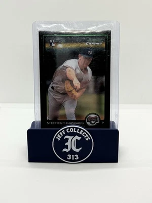 Bowman Chrome 2010 - Stephen Strasburg novato RC #205 Nationals Serie Mundial Foto 1 de 3