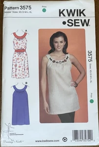 KWIK SEW Pattern 3676 Dress Pull Over XS-XL New Sealed 2009 Kerstin Martensson - Picture 1 of 3