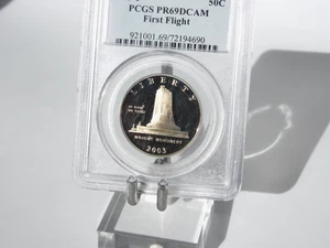 2003-P First Flight Commemorative Half Dollar PR69 DCAM PCGS - Picture 1 of 2