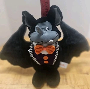 Vtg HTF Vlad Dracula Vampire  Black Bat Halloween Plush  Fangs  Toybox Creations - Picture 1 of 20