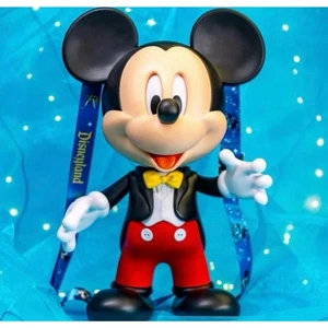 In Hand Talking Moving Mickey Mouse Popcorn Bucket Disneyland 70th Celebration - Picture 1 of 8