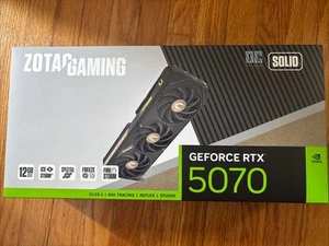 ZOTAC GAMING Geforce RTX 5070 SOLID OC 12GB Gaming Graphics Card - Picture 1 of 4