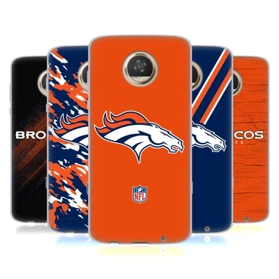 FUNDA GEL SUAVE OFICIAL DE GEL CON LOGOTIPO DE DENVER BRONCOS DE LA NFL PARA TELÉFONOS MOTOROLA Foto 1 de 4