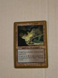 MTG Underground River World Championship Gold Border NM - Picture 1 of 2